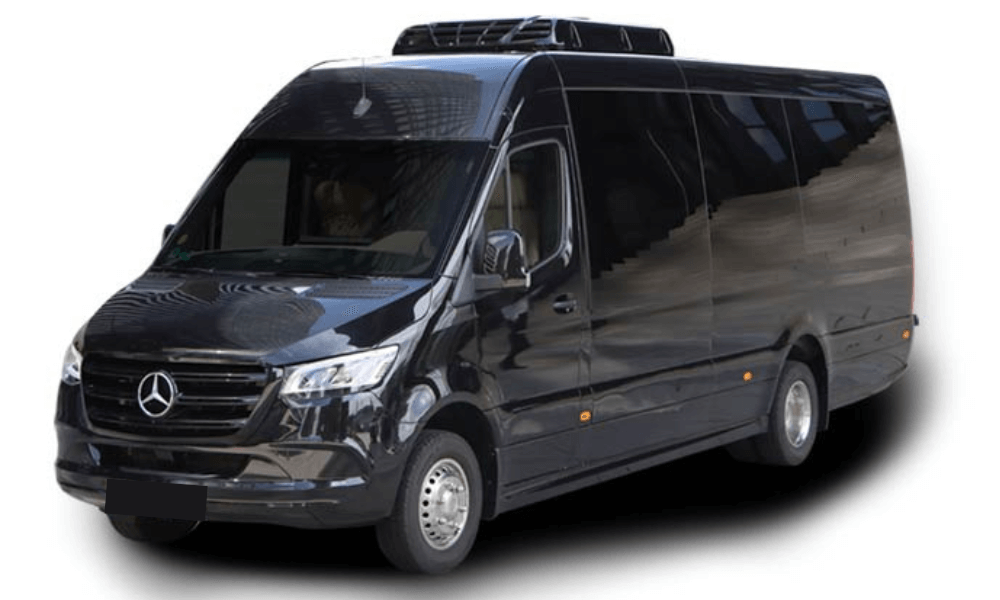 Mercedes VIP Sprinter Chauffeur Klasse für bis zu 16 Personen