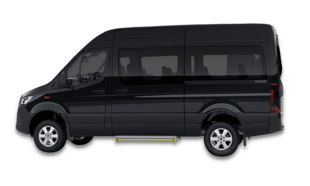 Mercedes Sprinter XL with Chauffeur (up to 8 Passengers)